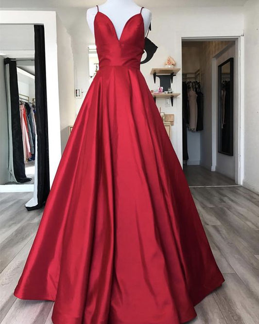 Homecomming Dresses Cute, Red Prom Dresses, Red Ball Gowns Red Evening Dress, Long Formal Dress, Long Evening Gowns